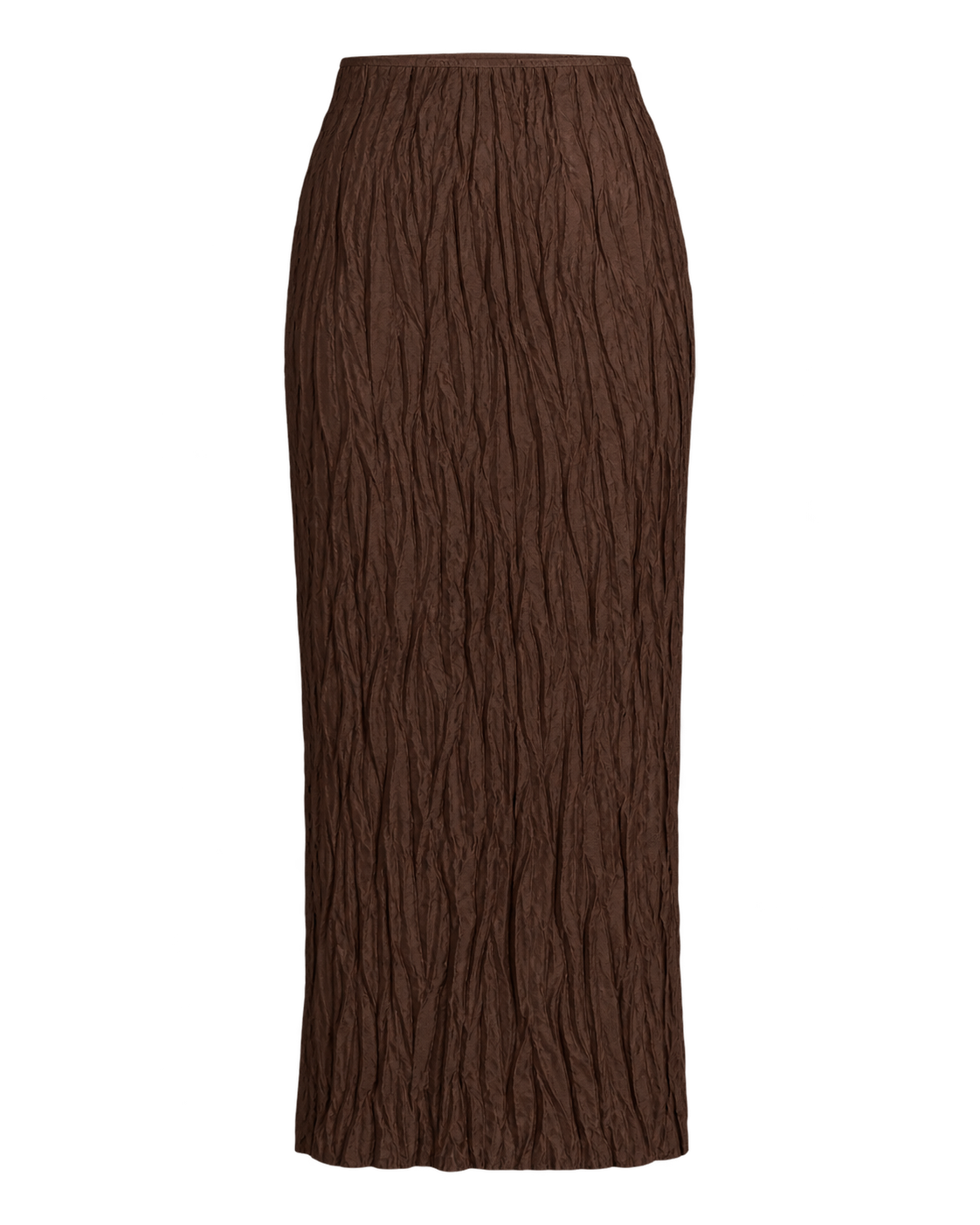 Nila — Crinkled Column Skirt