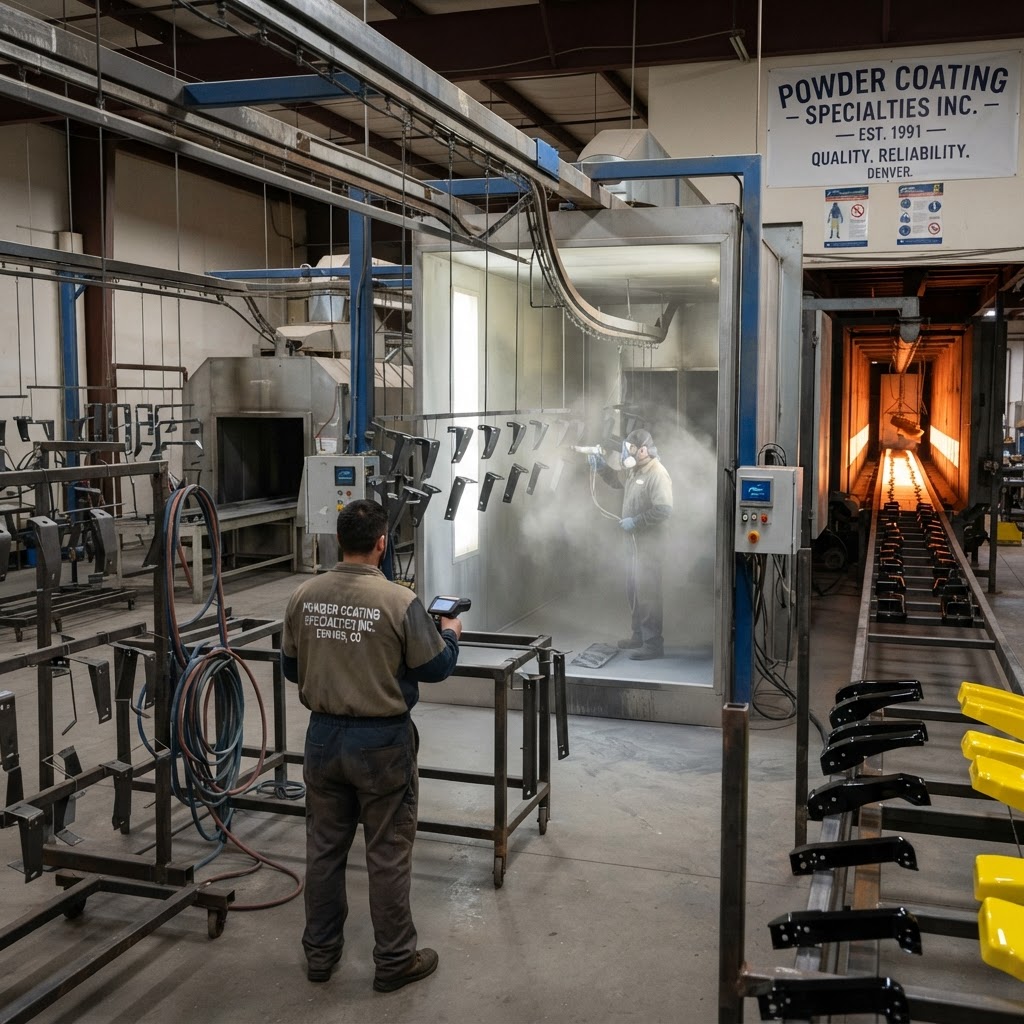 Inside Powder Coating Specialties Inc.: A powder coating and metal finishing Shop Built on Precision and Pride