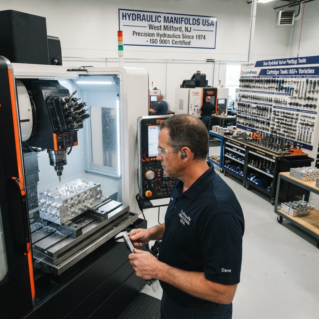 Inside Hydraulic Manifolds USA: A hydraulic and pneumatic component Manufacturer Built on Precision and Pride