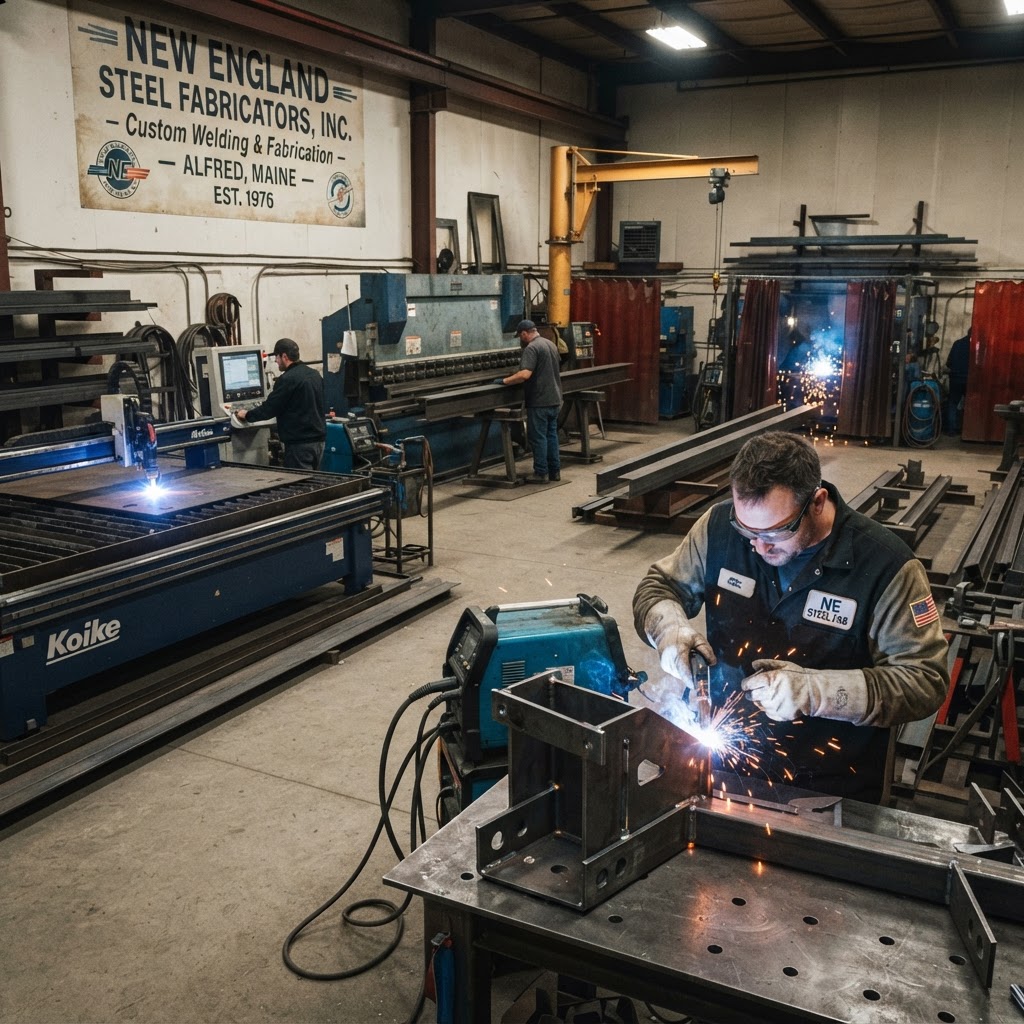 Inside New England Steel Fabricators, Inc.: A custom welding and fabrication Shop Built on Precision and Pride