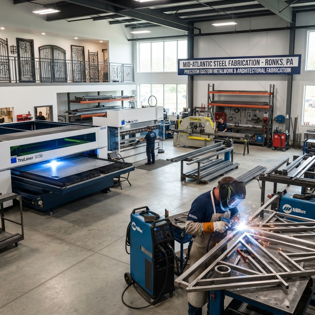 Inside Mid-Atlantic Steel Fabrication: A custom welding and fabrication Shop Built on Precision and Pride