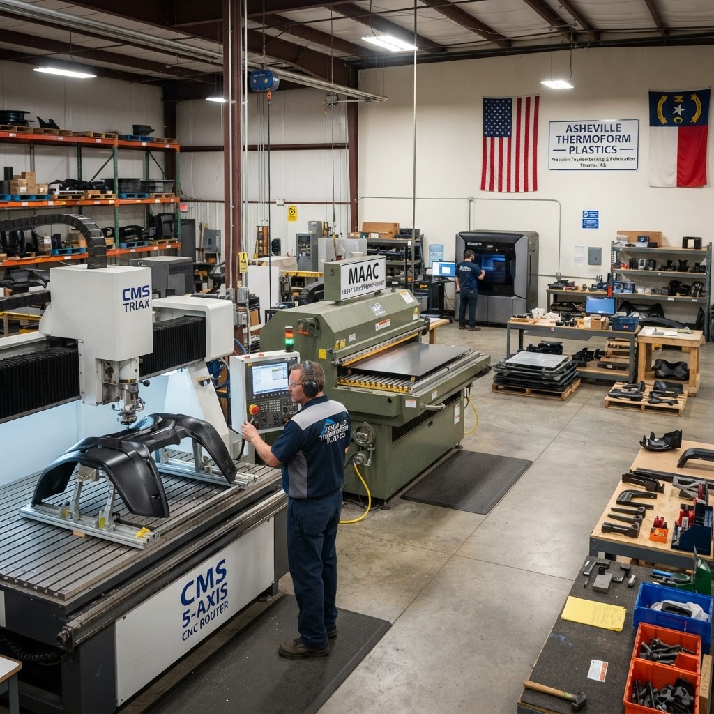 Inside Asheville Thermoform Plastics: A industrial plastics and thermoforming Shop Built on Precision and Pride
