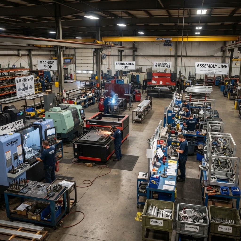 Inside Vantage Manufacturing & Assembly, LLC: A contract manufacturing and assembly Shop Built on Precision and Pride