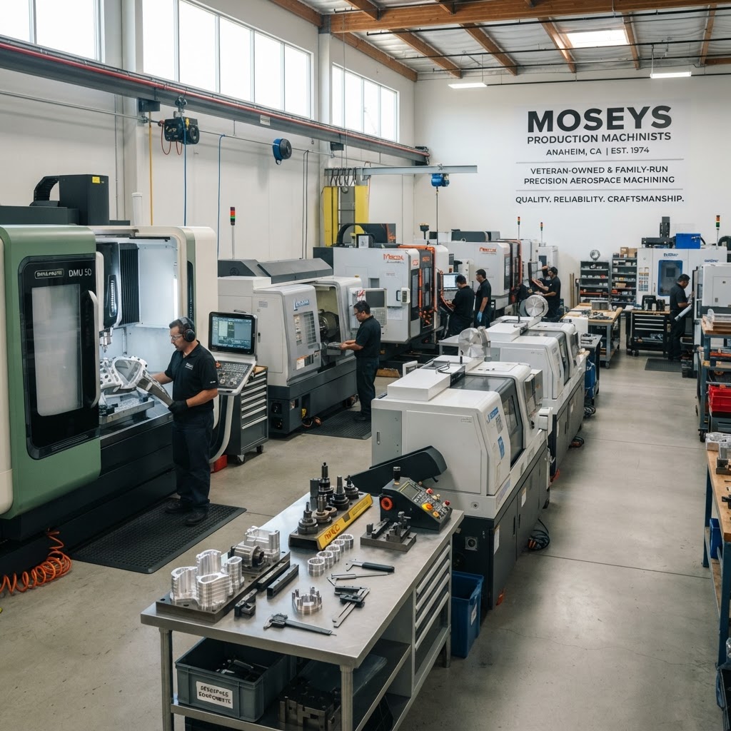 Inside Moseys Production Machinists: A aerospace machining job Shop Built on Precision and Pride