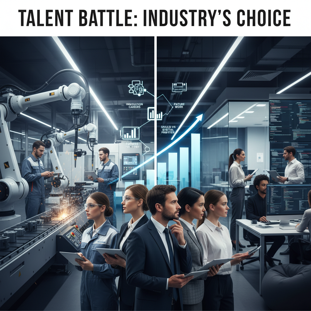 Why Manufacturers Are Losing the Talent War to Tech Companies