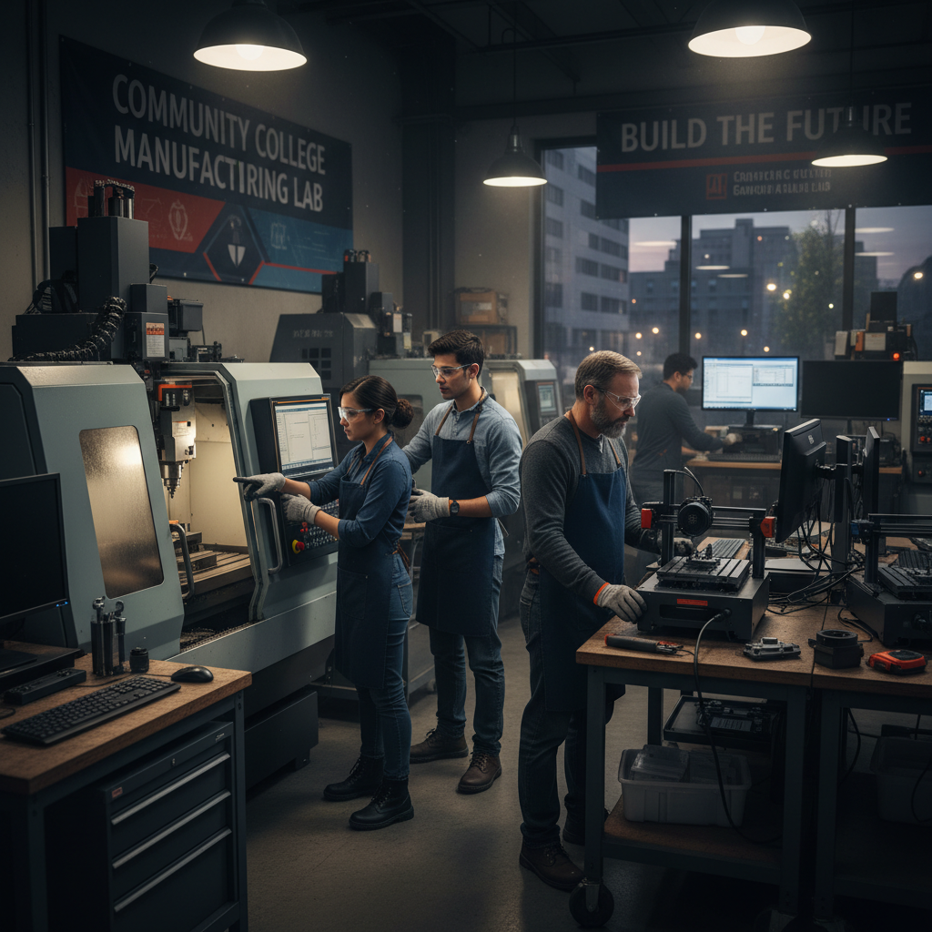 Community Colleges Are Building the Next Generation of CNC Machinists