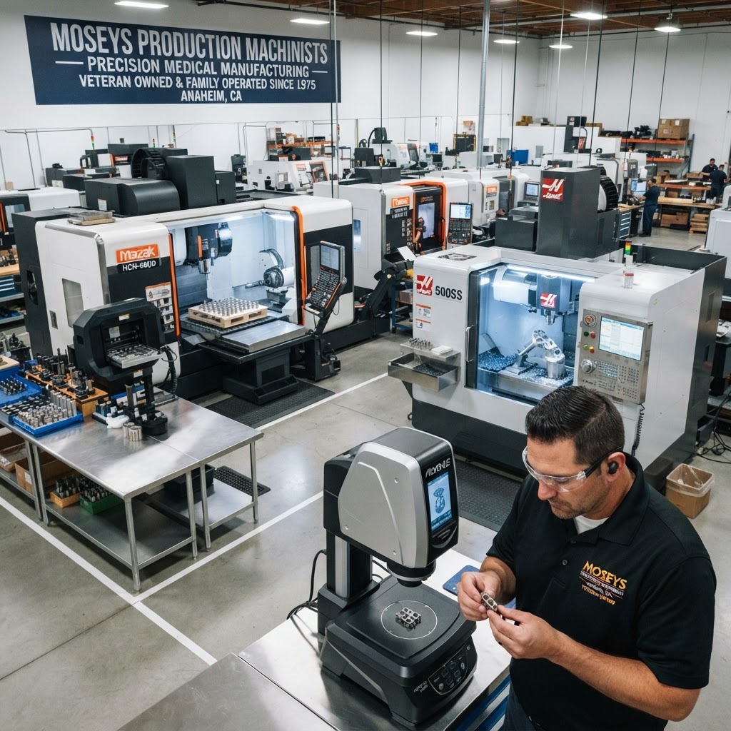 Inside Moseys Production Machinists: A medical device precision machining Built on Precision and Pride