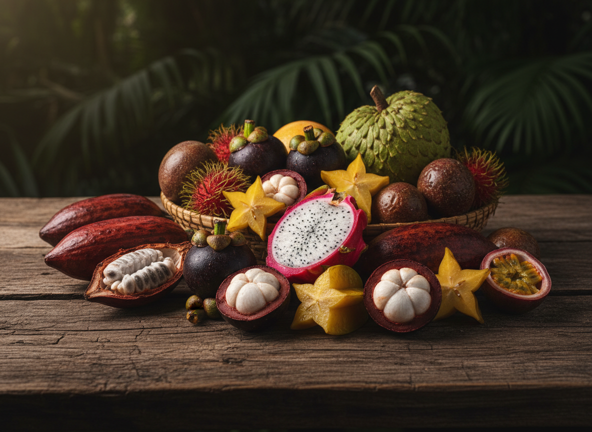Exotic tropical fruits from Hillview Farm