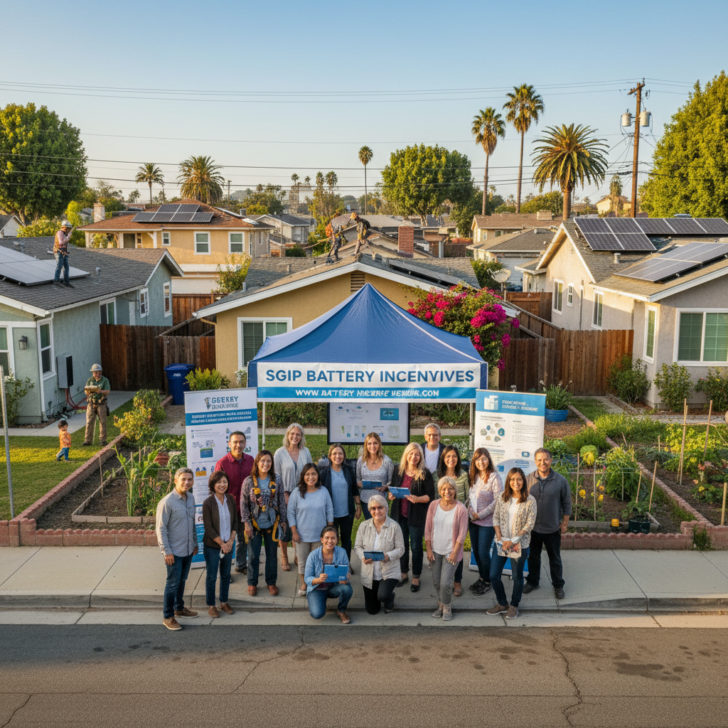 Unlocking SGIP Battery Incentives for Low-Income Californians