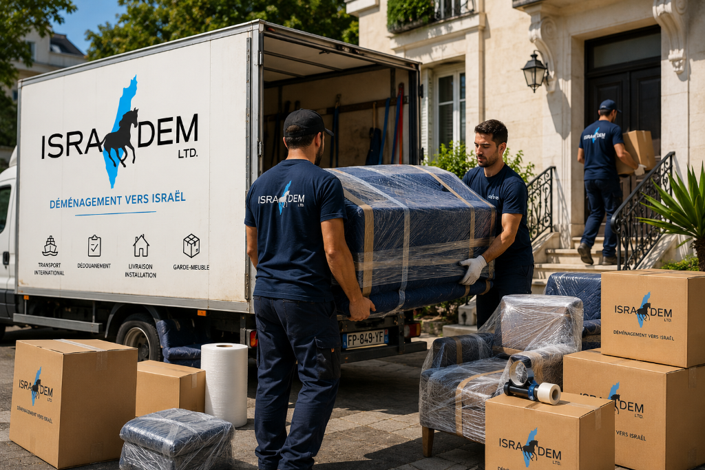 Équipe Isradem Ltd — déménagement vers Israël