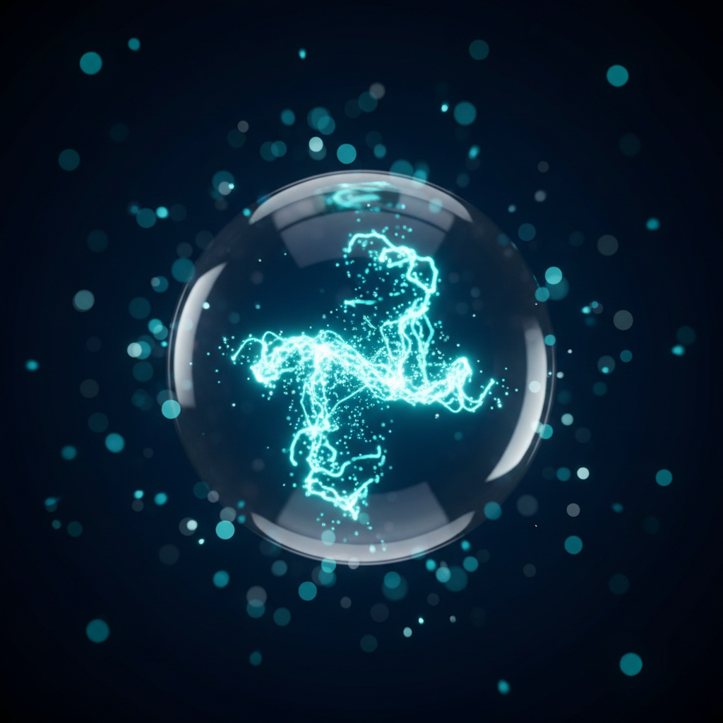 AI Intelligence Sphere representing always-on AI receptionist