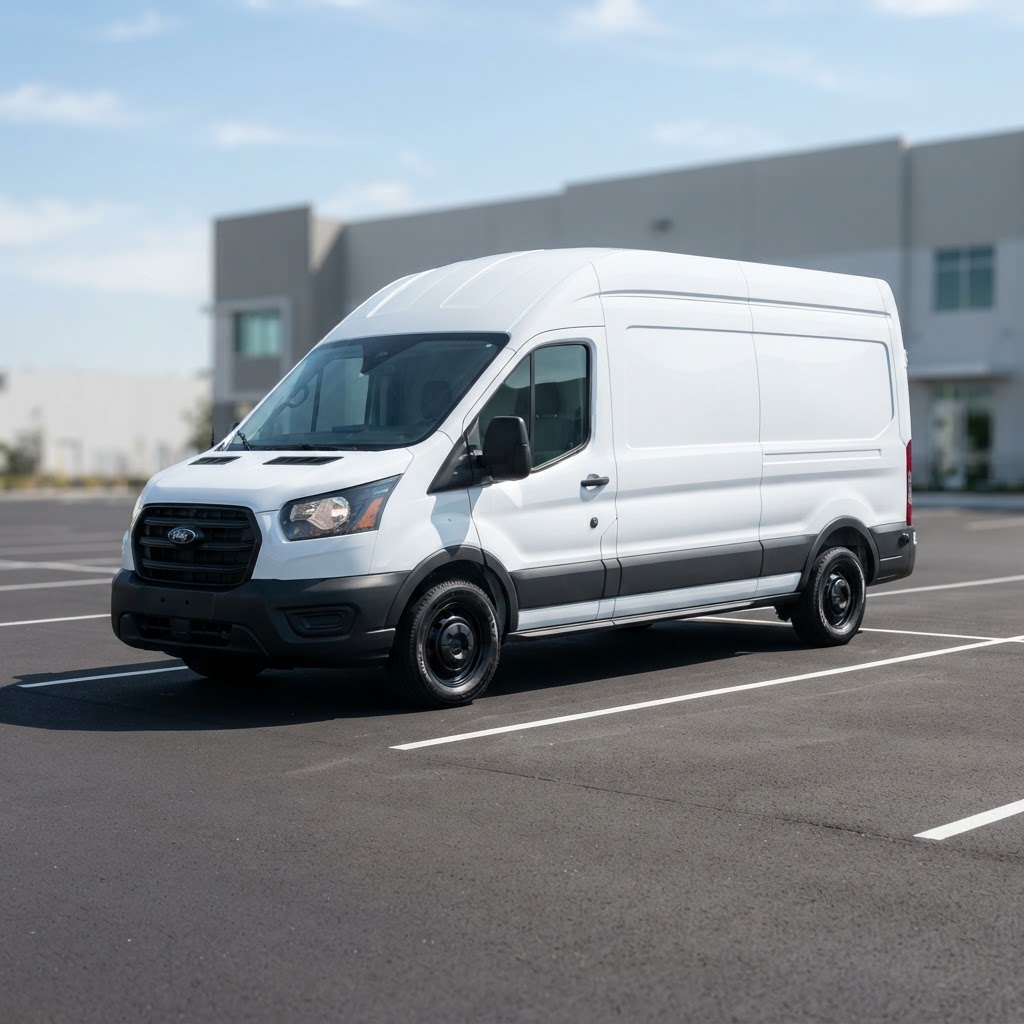 Commercial cargo van available for rent through Timely Delivery LLC