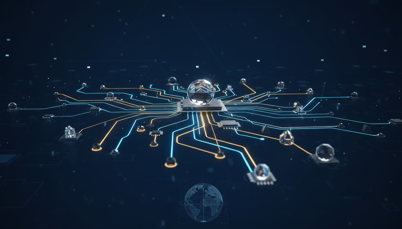 AI digital infrastructure network visualization