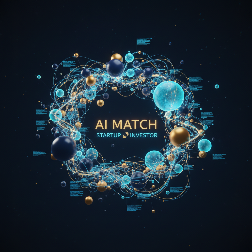 AI-powered matching algorithm visualization