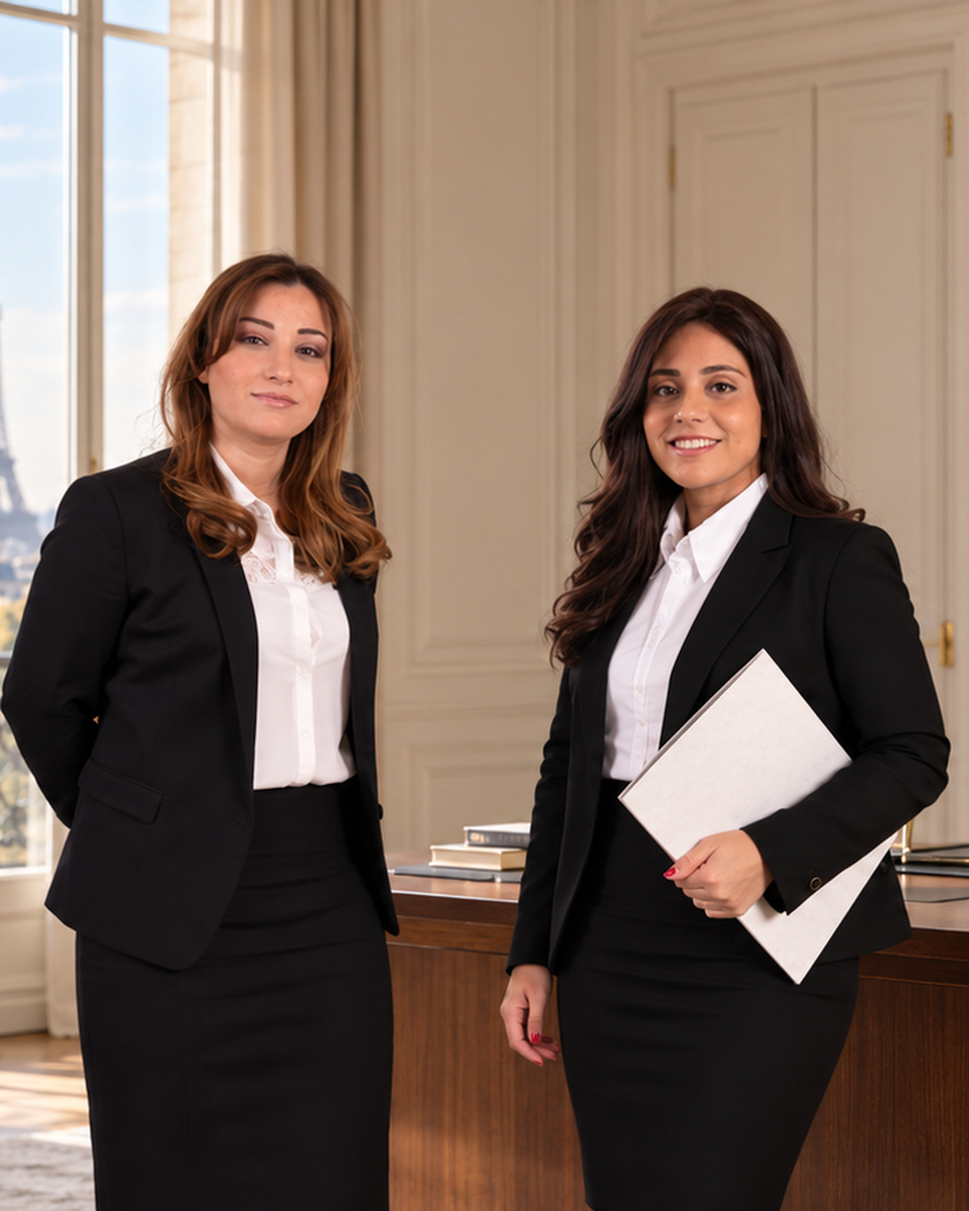 Avocates du cabinet Guigui Cohen dans leur bureau parisien