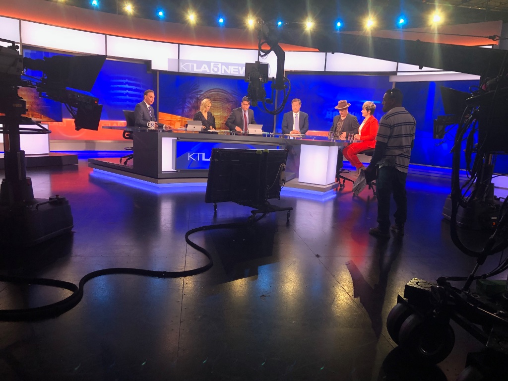 Angela on KTLA 5 News