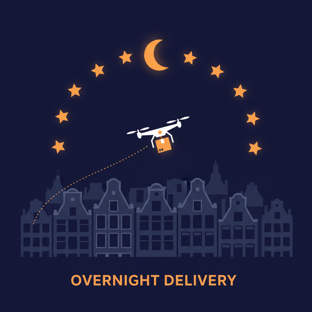 Overnight bezorging