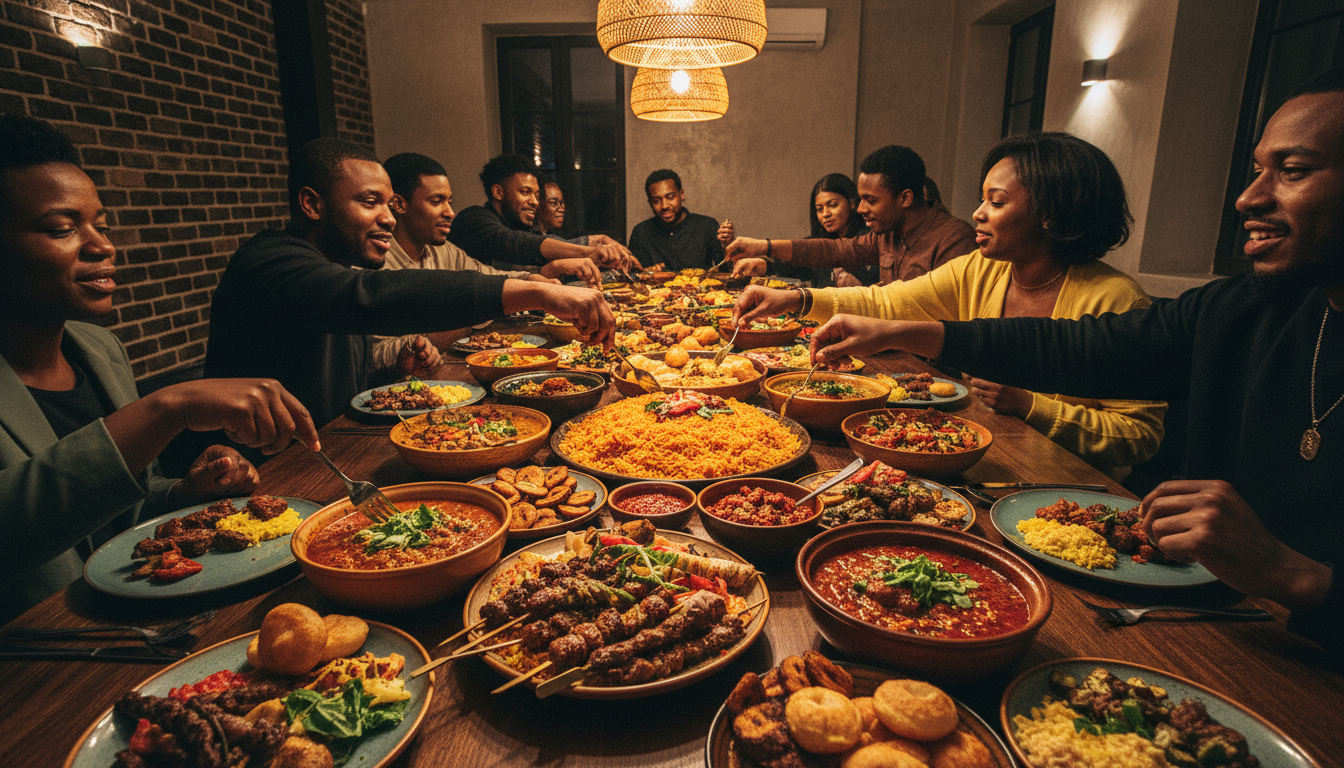 Catering feast