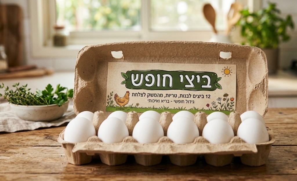 ביצי חופש — ישי אוזן שיווק ביצים, הפצה לעסקים ולפרטיים