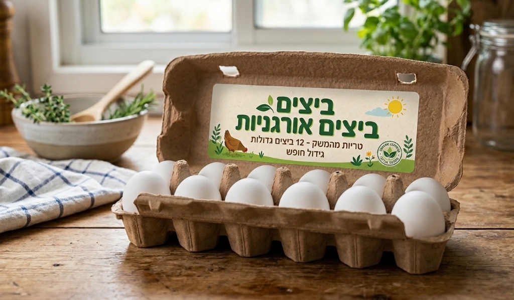 ביצים אורגניות — ישי אוזן שיווק ביצים, הפצה לעסקים ולפרטיים