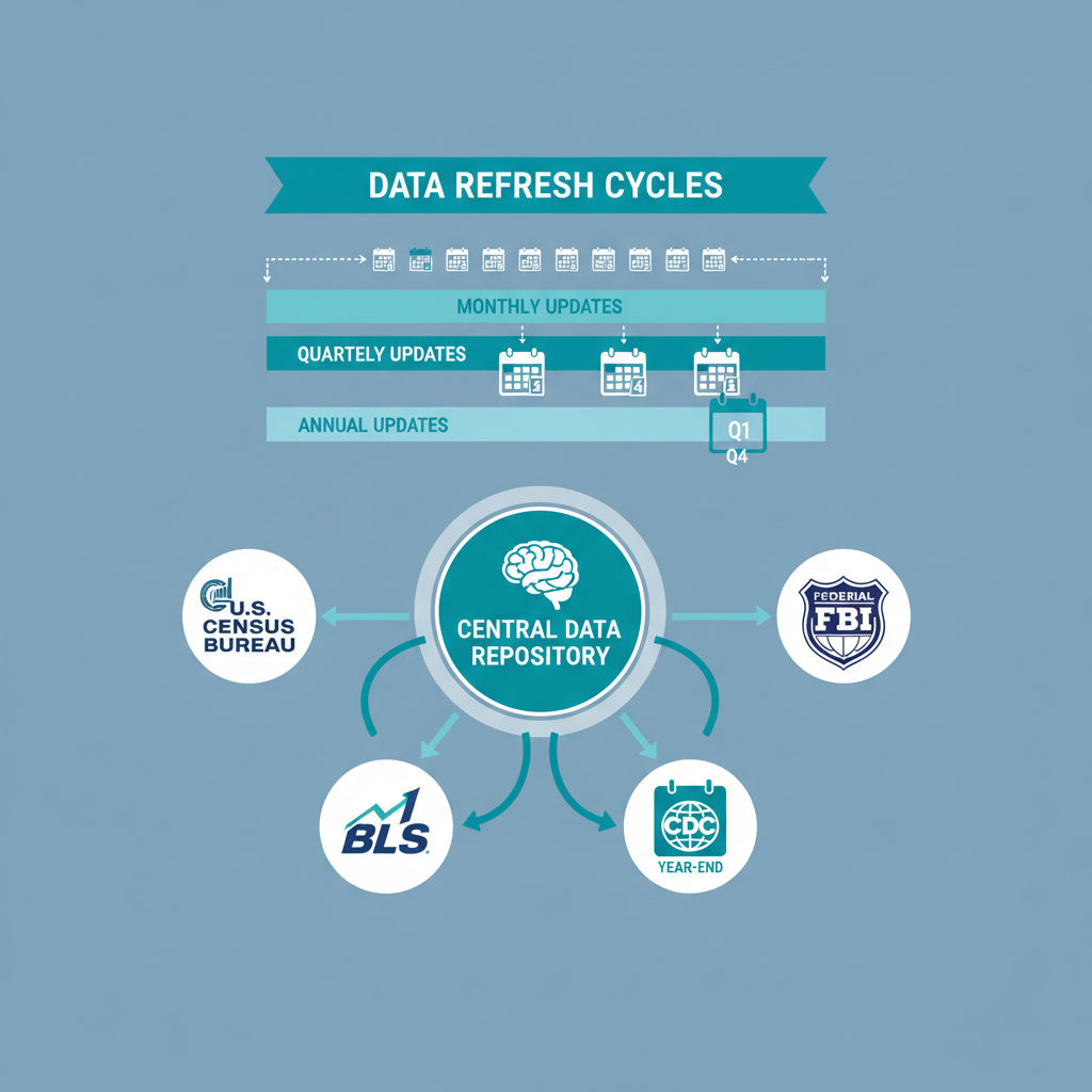 CountyFlow Data Refresh Cadence: How Often Is County Data Updated?