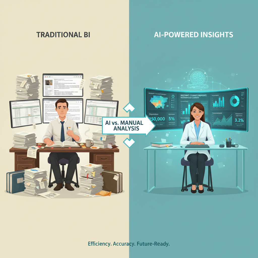 Why CountyFlow? How We Compare to Traditional BI and Other County Data Platforms