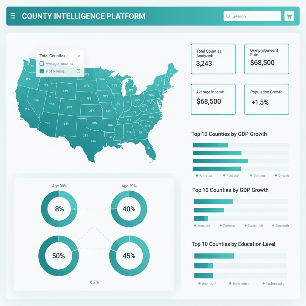 County Data Visualizations and Custom Dashboards: What's Available and How Customizable Are They?