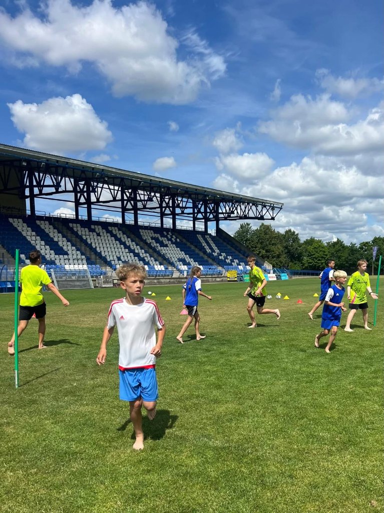 Football camp for children at stadium – intensive motor skills Football IQ Academy