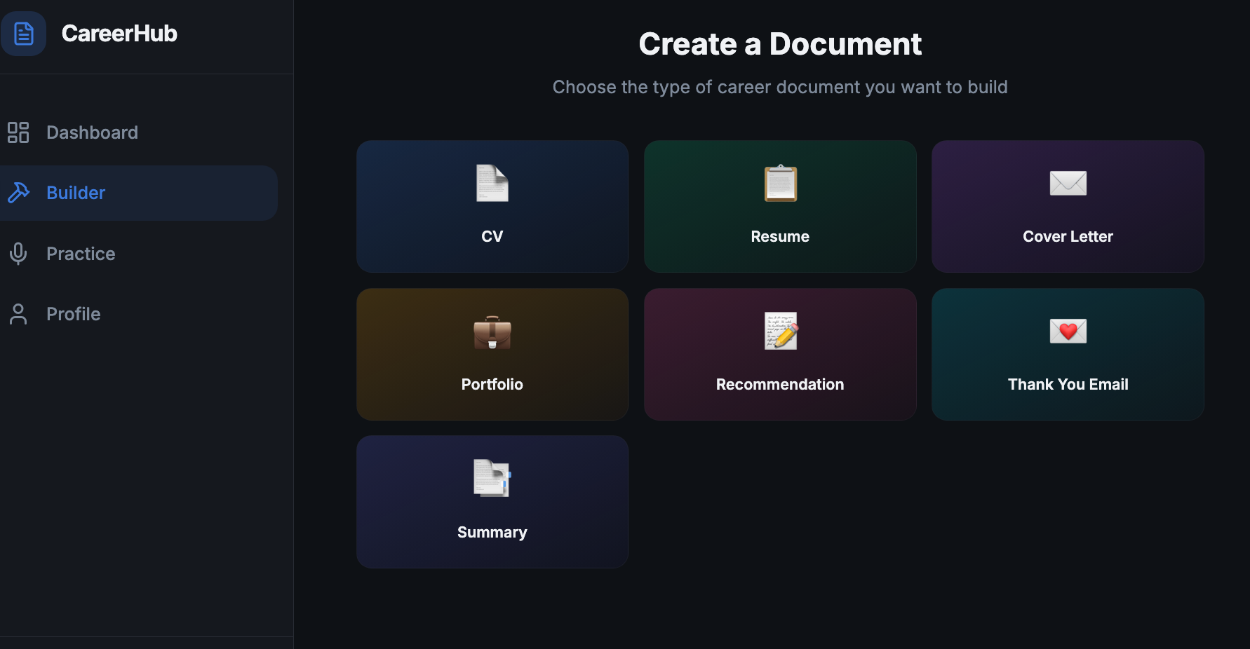 career v2 template preview