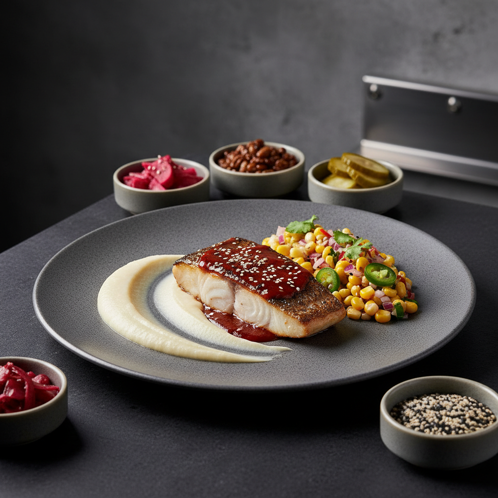 Gochujang-Glazed Branzino: A Korean Fusion Masterpiece