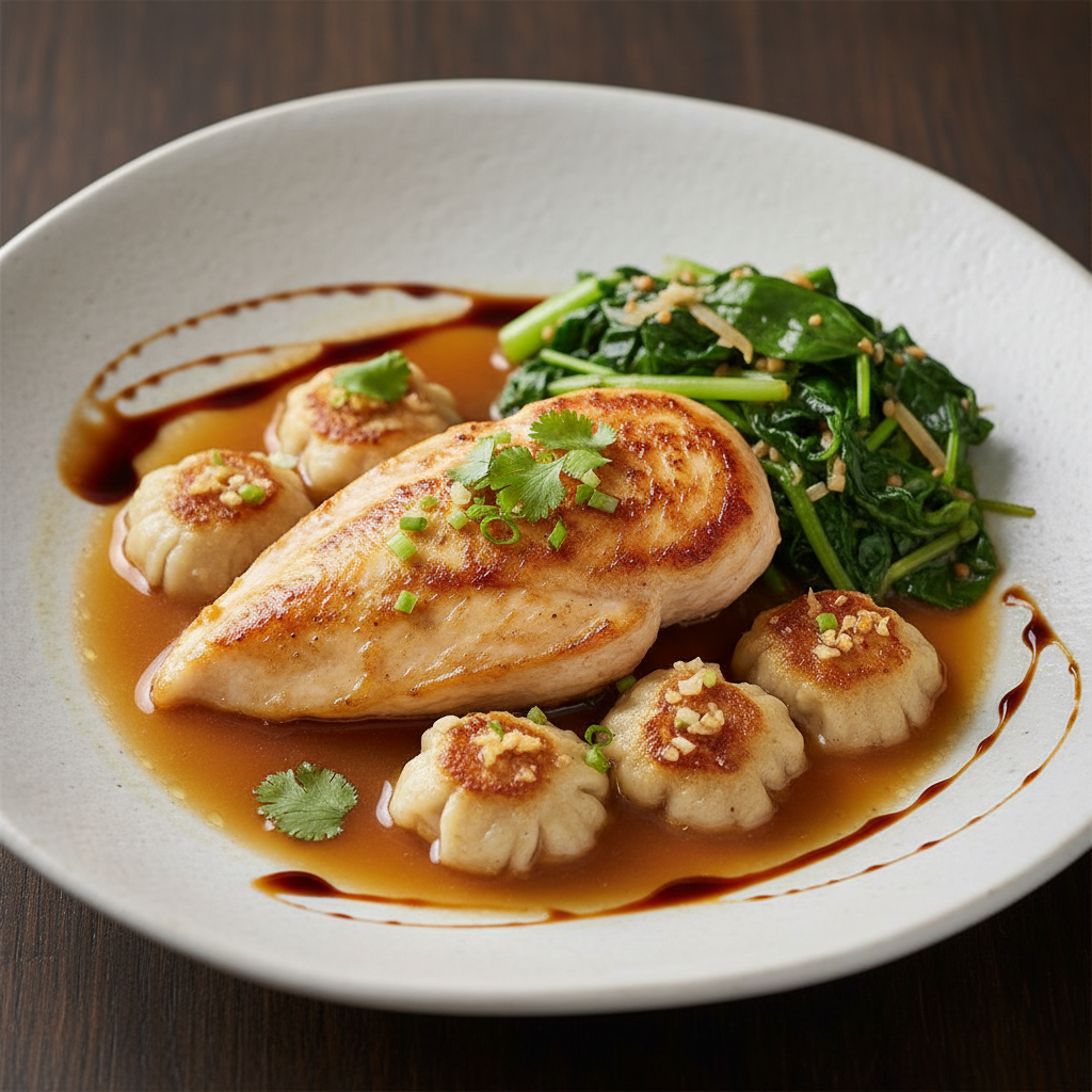 Contemporary Fusion Chicken & Dumplings