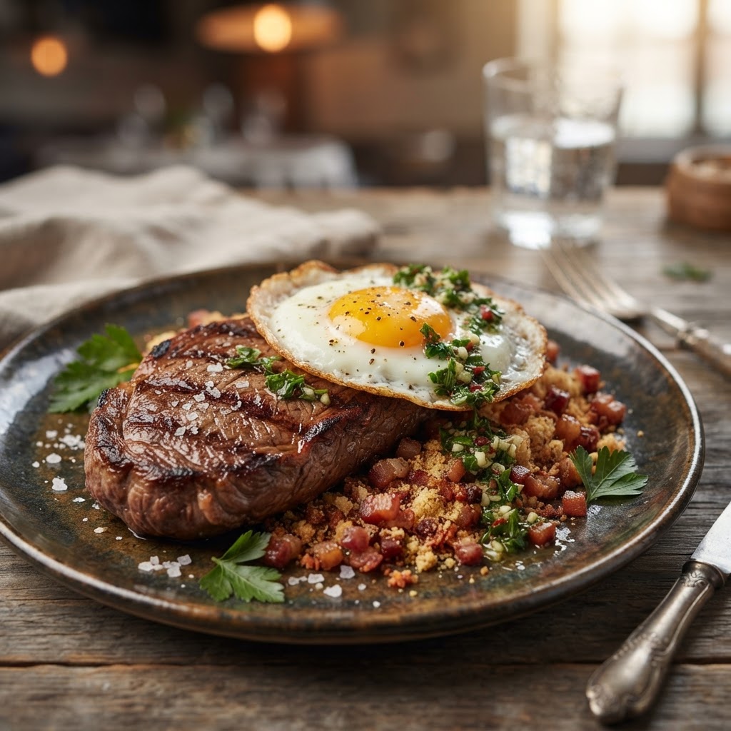 Brazilian Steak & Eggs (Bife a Cavalo) Recipe