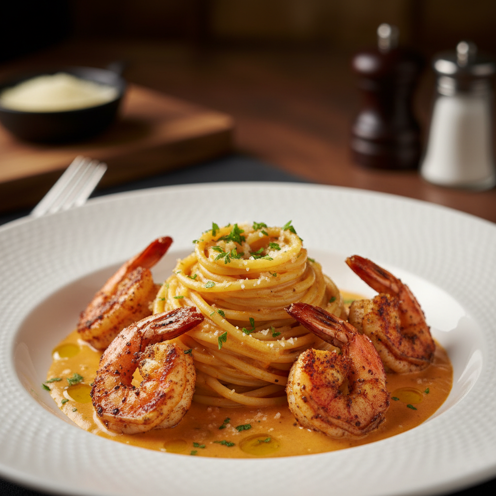 Cajun Spaghetti with Spiced Shrimp: An Easy Recipe