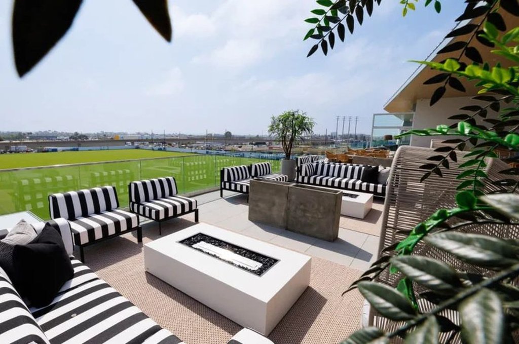 The 1960 Club rooftop terrace