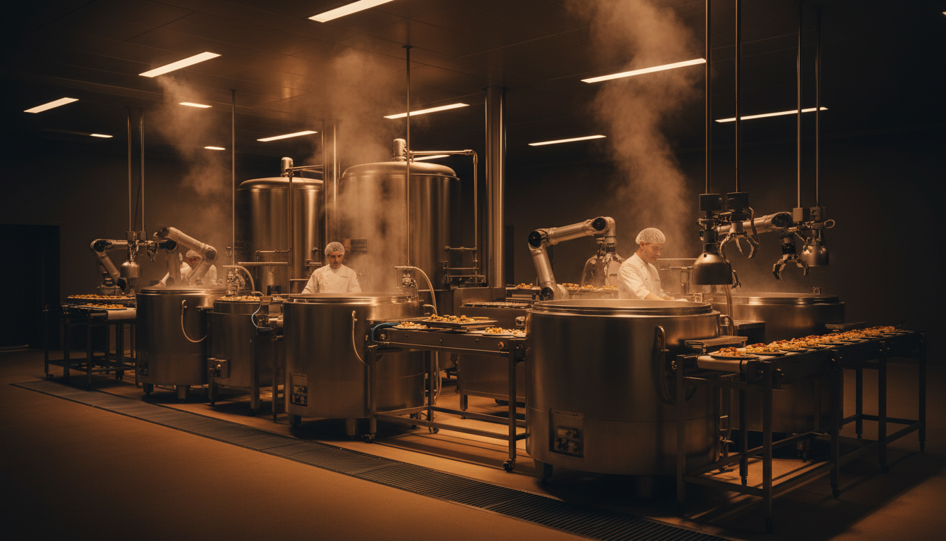 Industrial food manufacturing facility
