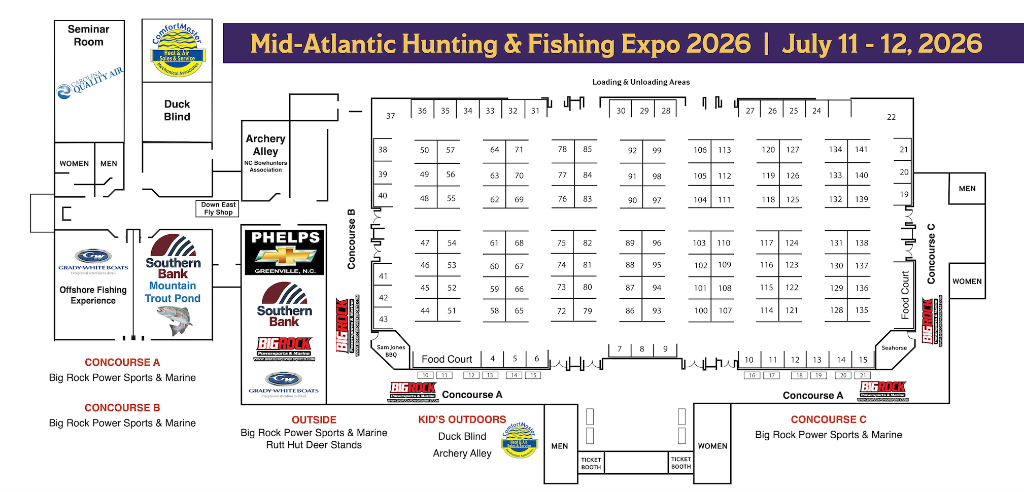 Mid-Atlantic Expo Floor Plan