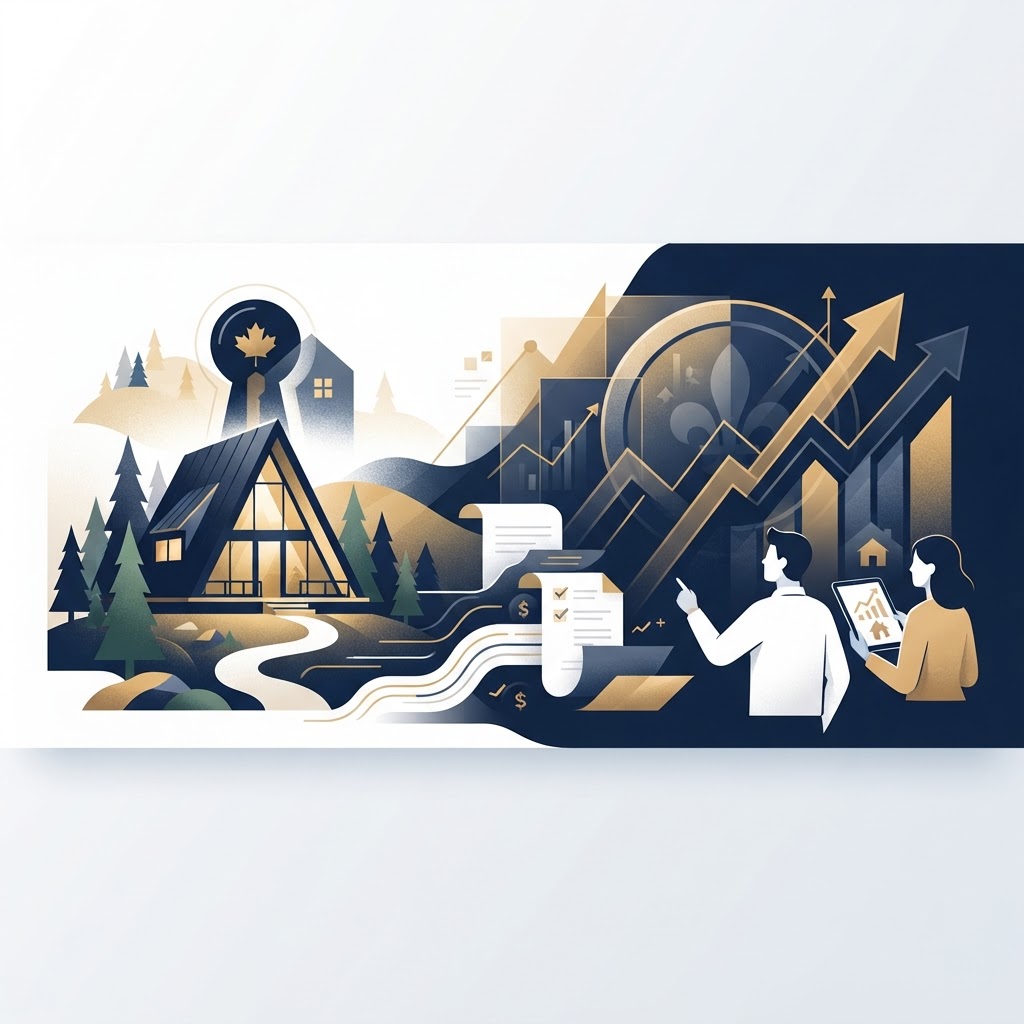 Hypothèque pour chalet au Québec : Guide complet pour financer votre refuge