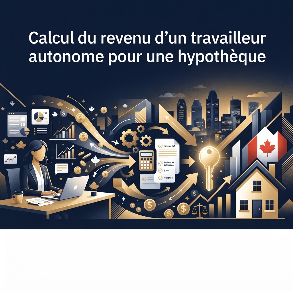 Calcul du revenu d’un travailleur autonome pour une hypothèque