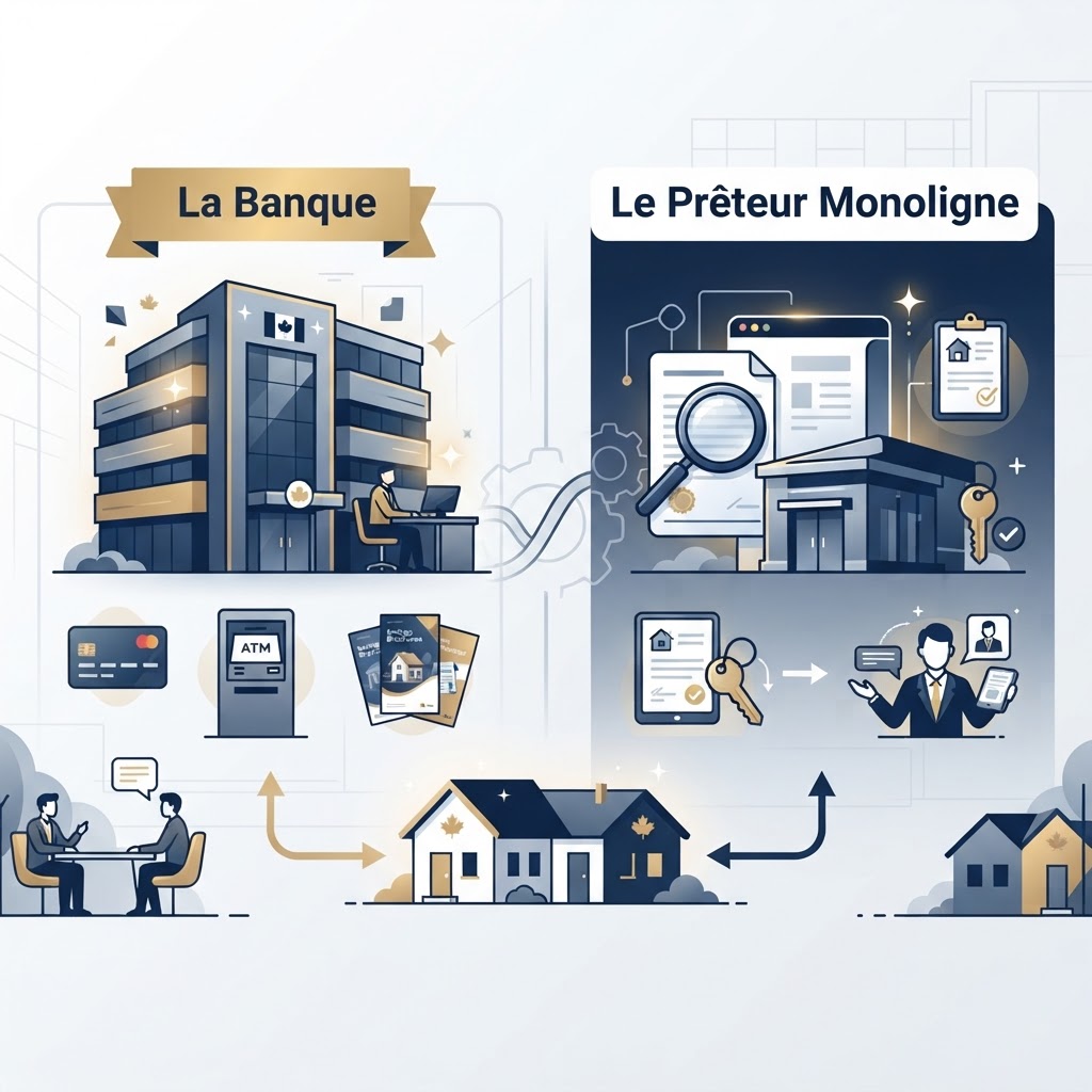 Différence entre une banque et un prêteur monoligne : Le guide complet