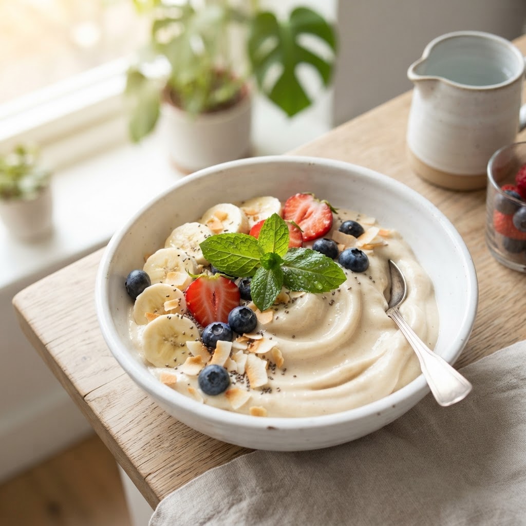 Vegan vanilla NICE cream