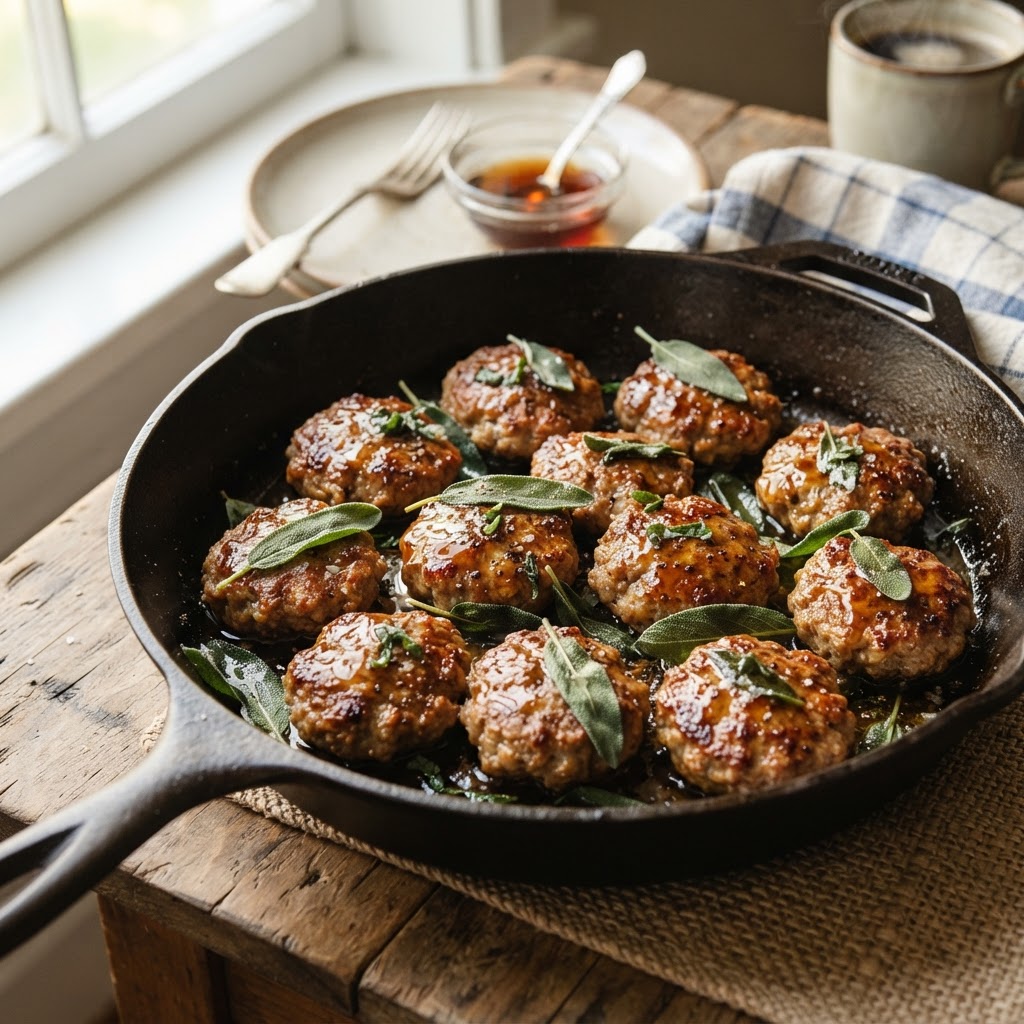 Turkey Breakfast Sausage with Rubbed Sage