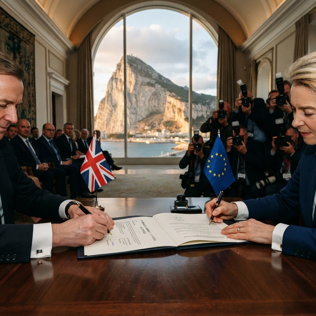 UK and EU Sign Historic Gibraltar Treaty — 118-Year-Old Border Removed