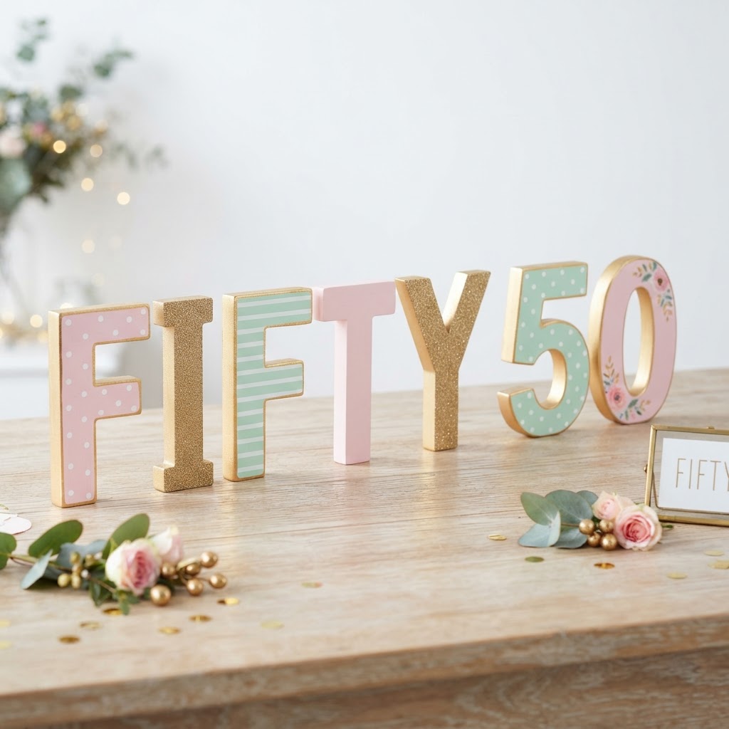 3D Letters & Numbers — personalised party supplies by Your Party Box Gibraltar