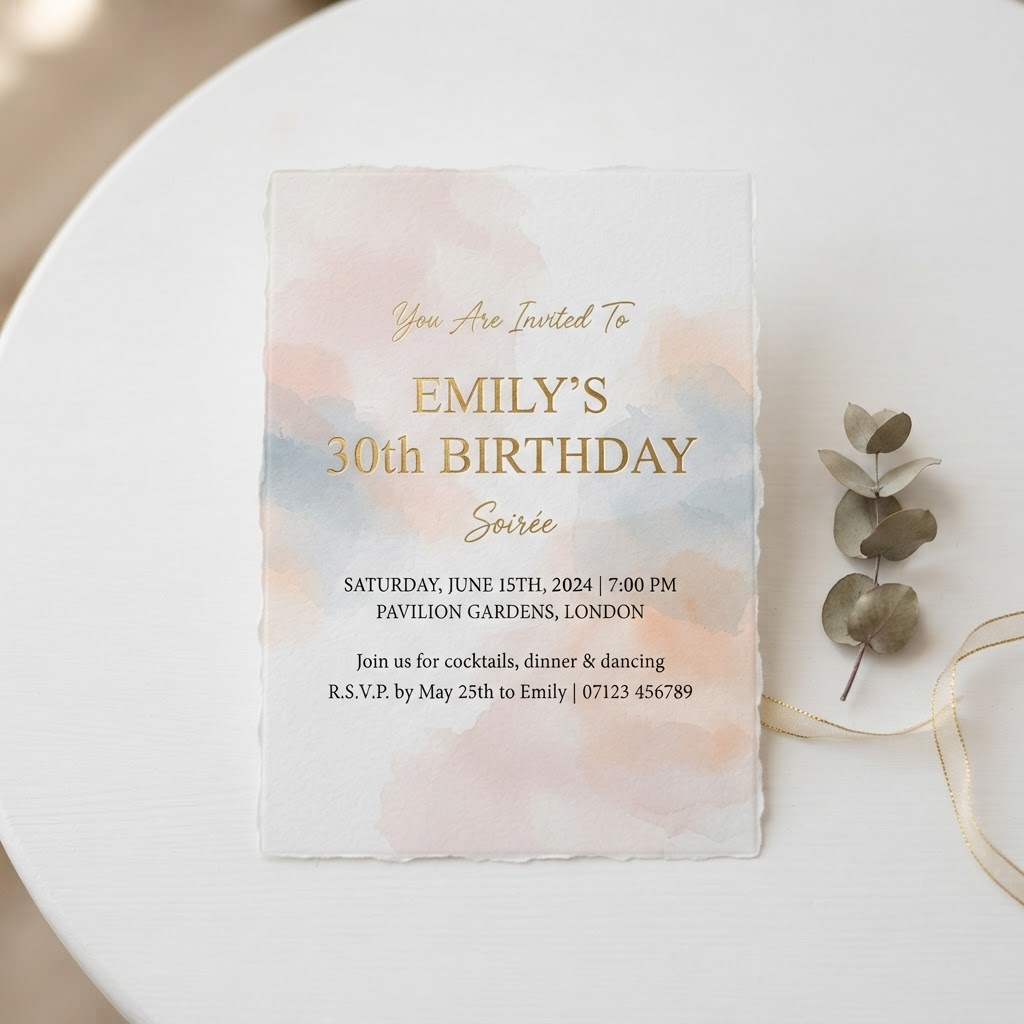 Party Invites — personalised party supplies by Your Party Box Gibraltar