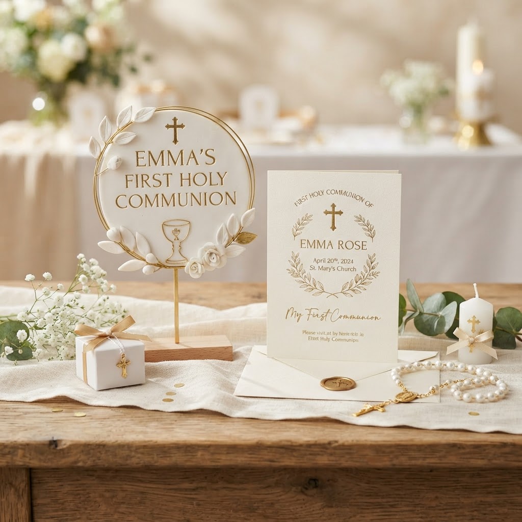 Communion Packages — personalised party supplies by Your Party Box Gibraltar