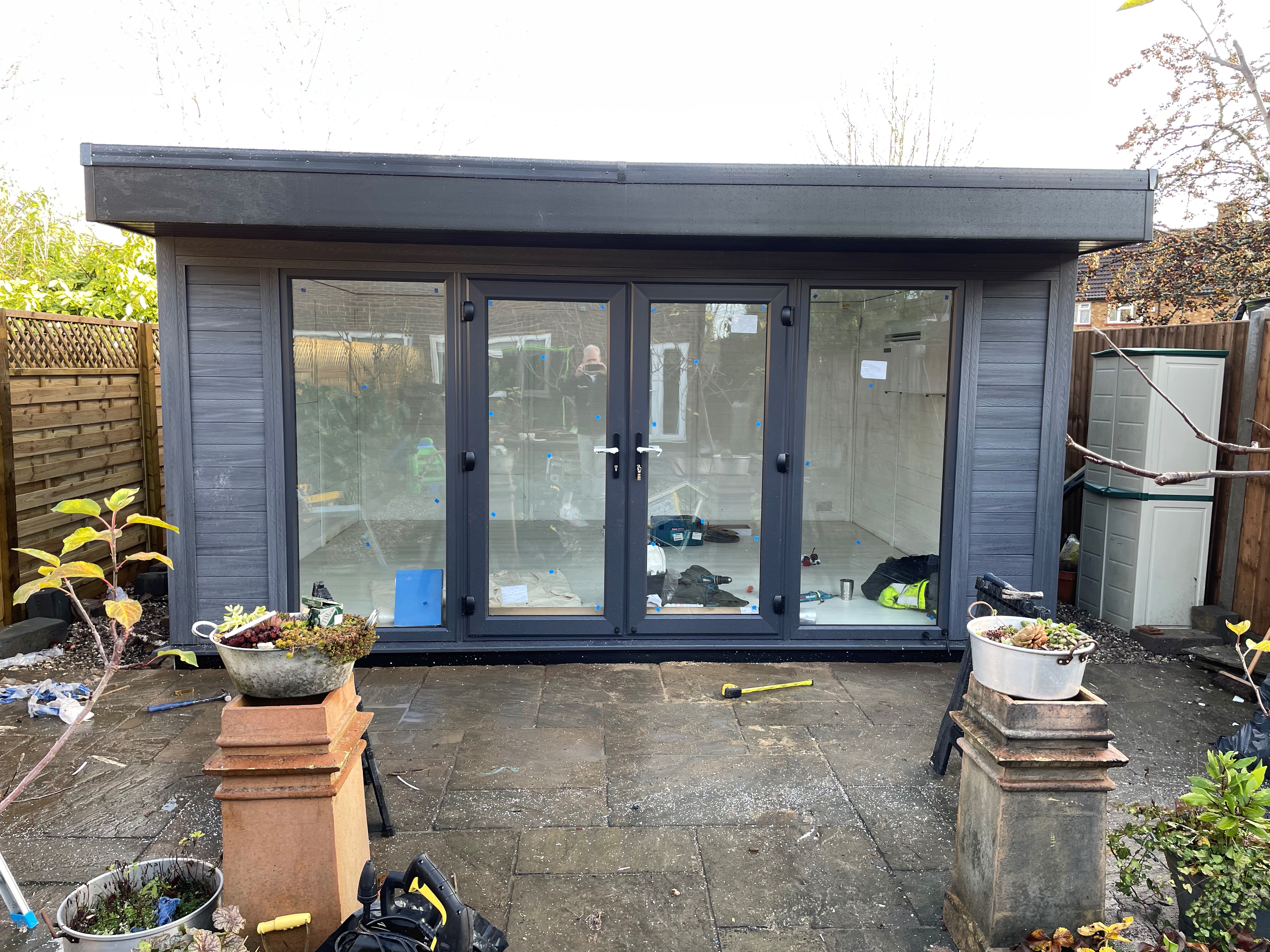 Recent prefab garden room project 4