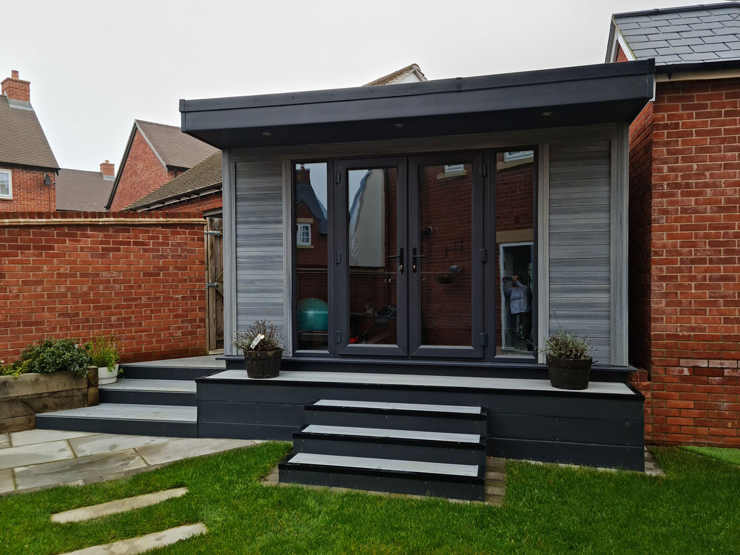Recent prefab garden room project 1