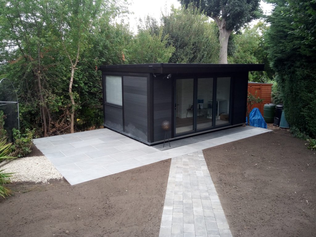 Composite garden room project 6