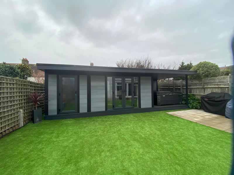 Recent garden room with storage project 6