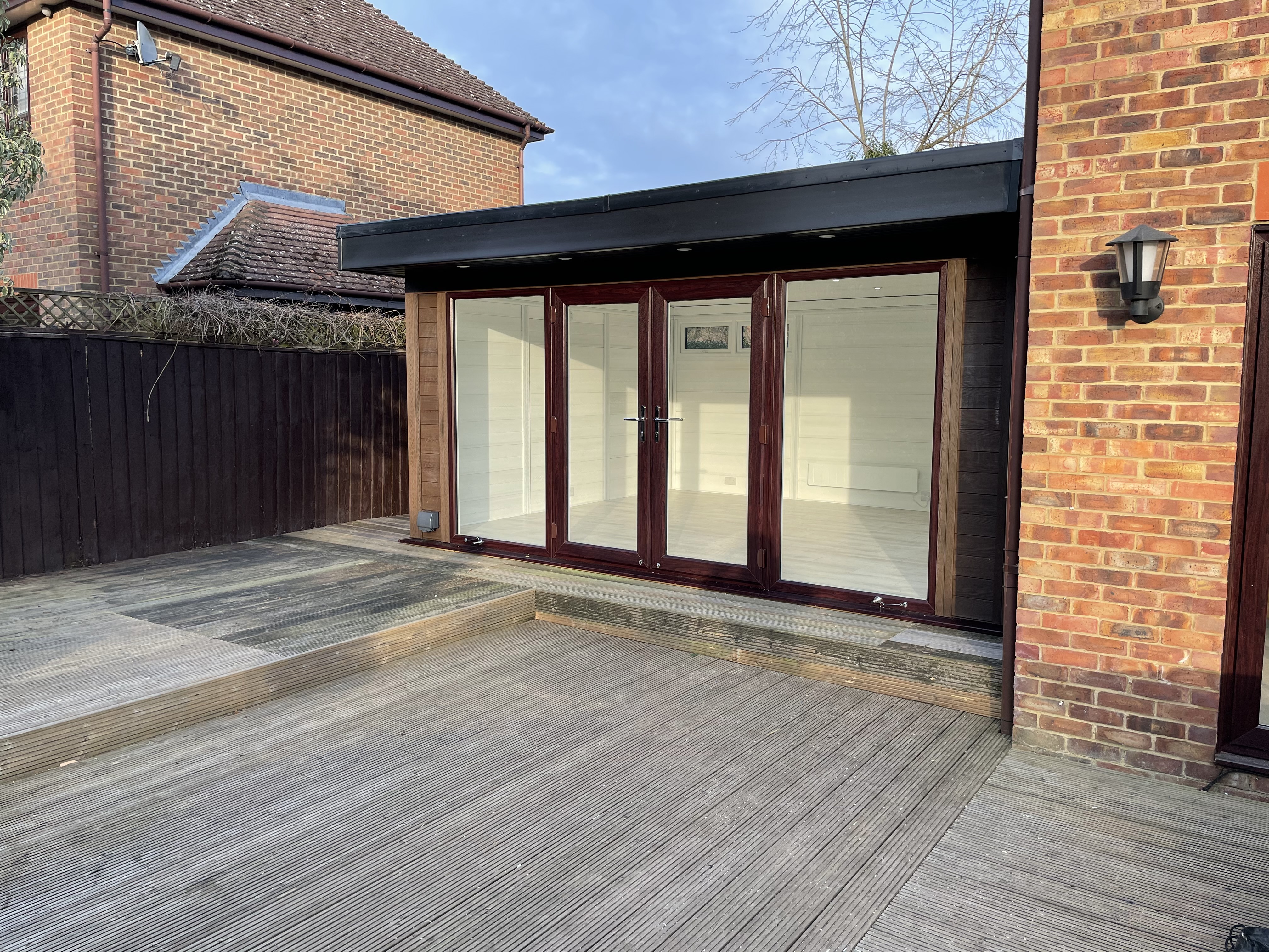 Recent insulated garden room project 4
